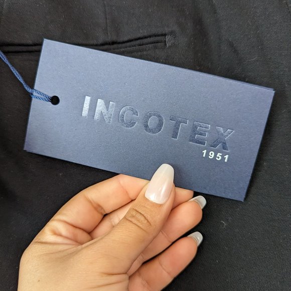 Mr Porter Incotex Black Slim Fit Slacks Size 52 - Picture 11 of 13